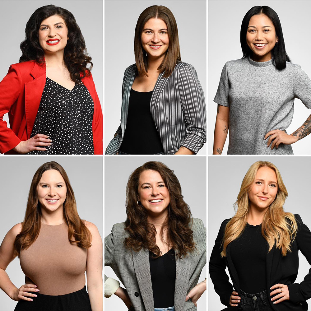 Corporate headshot day setup at Denver office — Denver Corporate Headshots on-location
